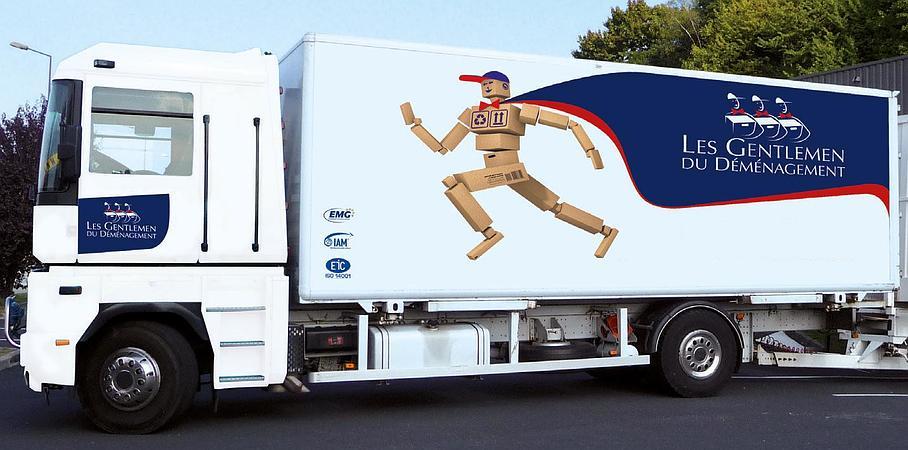 Les Gentleman du Déménagement camion